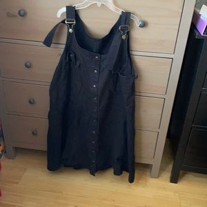 Black suspended dress